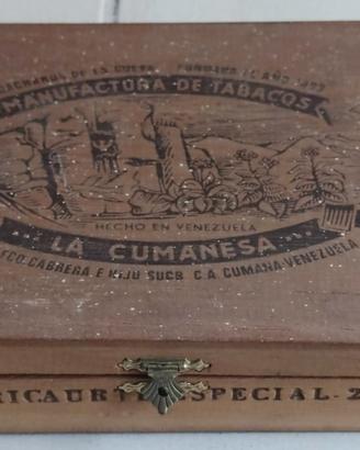 Custodia vuota sigari Venezuelani La Cumanesa 