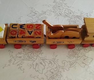 TRENINO IN LEGNO imparare giocando
