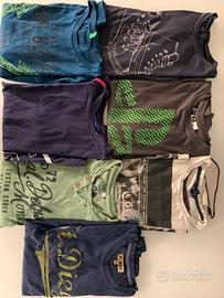 7 maglie cotone manica lunga tg.M 2 euro