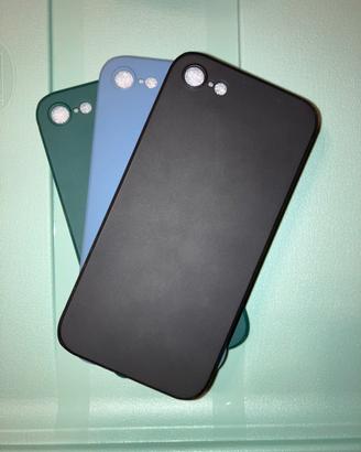 Lotto 3 Cover iPhone SE / 8 / 7 in silicone