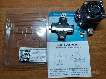 Tester USB con carico elettronico 