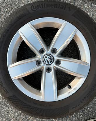 Gomme invernali + cerchi originali per T-roc