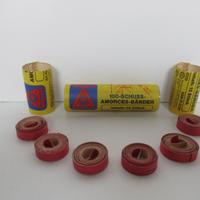 12 rotolini 100 colpi x pistole e fucili anni '80