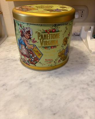 Scatola in latta Panettone Virginia