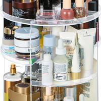 Organizer girevole a 360° per trucchi cosmetici