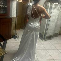 Abito da sposa bianco monospalla 