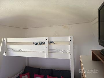letto piazza e mezza soppalco 