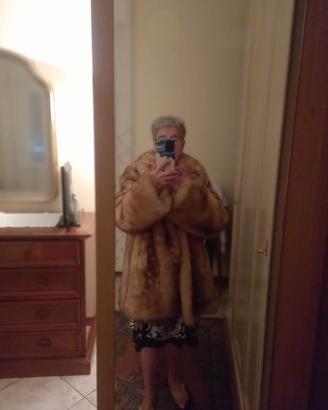 pelliccia vintage coniglio
