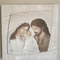 Capezzale dipinto su legno