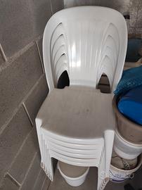 sedie in plastica impilabili