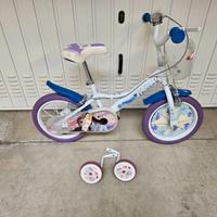 Bicicletta Elsa Frozen 14 pollici