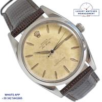 ROLEX Air King 5504 Super Precision silver dial
