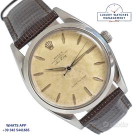 ROLEX Air King 5504 Super Precision silver dial