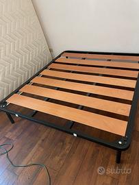 RETE MATRIMONIALE + MATERASSO ORTOPEDICO.