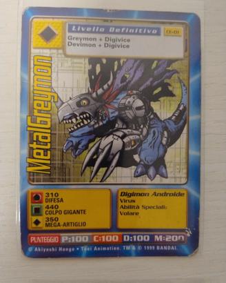 Carte Digimon 1° serie 1999