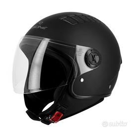 CASCO JET MOTO SCOOTER S707 NERO OPACO PRESE D'ARI