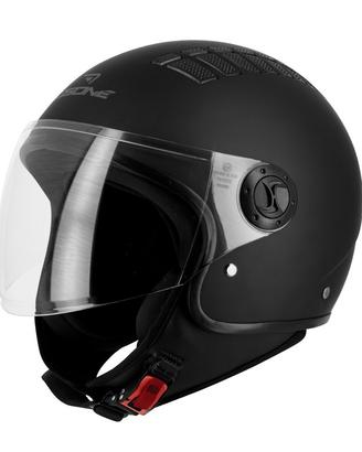 CASCO JET MOTO SCOOTER S707 NERO OPACO PRESE ARIA