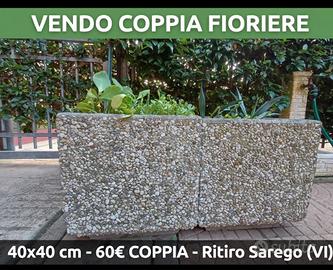 fioriere coppia € 40x40 buono stato € 60