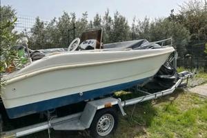 Barca open Marino con motore fb 40cv senza patente