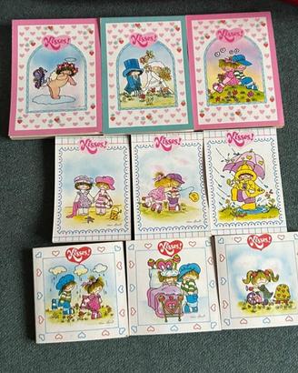 Kisses n. 9 blocchetti notes taccuini anni 80