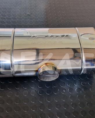 Silenziatore finale auto 3 uscite duplex a T 76x63