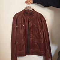 Giacca pelle marrone Taglia 50 