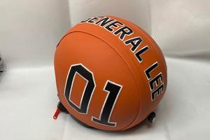 casco rivestito ecopelle general lee hazard anni 7