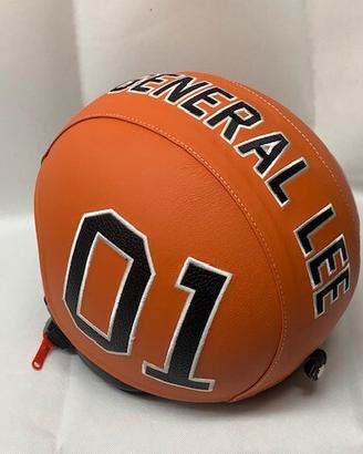 casco rivestito ecopelle general lee hazard anni 7