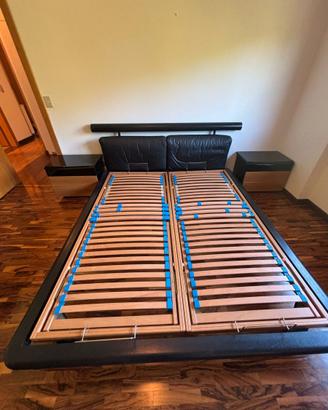 struttura letto con 2 comodini