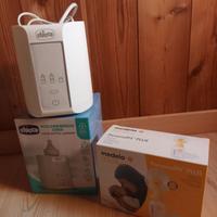 Scalda biberon Chicco e set accessorio Medela