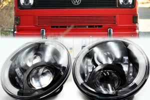 2 FARI LED 7'' Pollici PER VW Transporter T3 T25