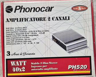 amplificatore auto Phonocar PH520 Serie 5