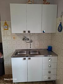 Mobile lavabo più pensile scolapiatti