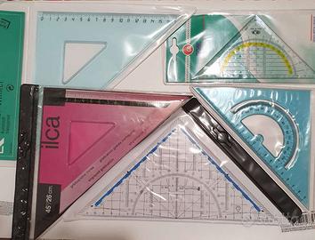 Righelli squadrette e altro 17.000 pezzi