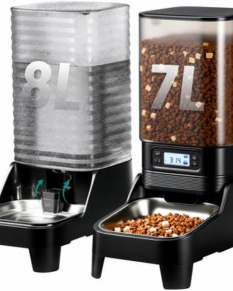 alimentatore automatico del gatto 15L ed erogatore