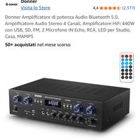 Amplificatore Donner Bluetooth - MAMP5 - Nuovo
