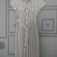 SALDI:Vestito a camicia off-white, Anna Field - S,