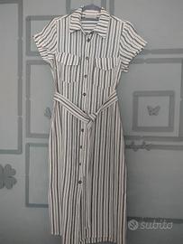 SALDI:Vestito a camicia off-white, Anna Field - S,