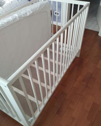 Lettino ikea con materasso, piumino e set lenzuola