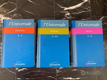 Lotto volumi l'Universale -Le Garzantine Filosofia