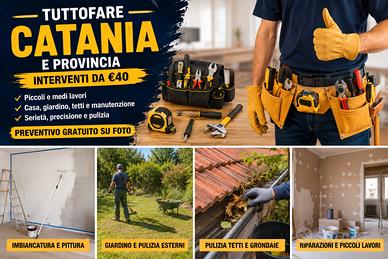 Tuttofare a catania - piccoli e medi lavori cas