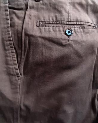 Pantaloni classici uomo, tg. 54, col. marrone 
