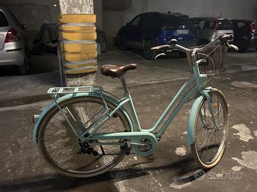 Bici città Elops 520 Decathlon - Telaio Basso