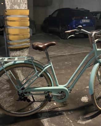 Bici città Elops 520 Decathlon - Telaio Basso