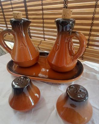 menage olio aceto sale e pepe