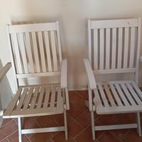 sedie in legno richiudibili