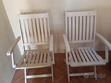 sedie in legno richiudibili