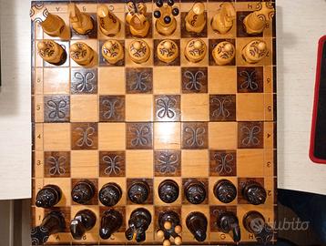 SCACCHIERA IN LEGNO
