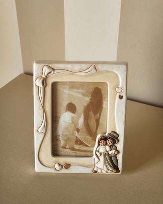 Portafoto in ceramica Thun linea Sposini