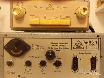 Raro Amplificatore Valvolare Vintage Heli Hs-1